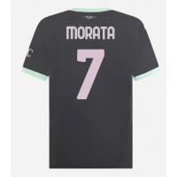 Koszulka piłkarska AC Milan Alvaro Morata #7 Strój Trzeci 2024-25 tanio Krótki Rękaw